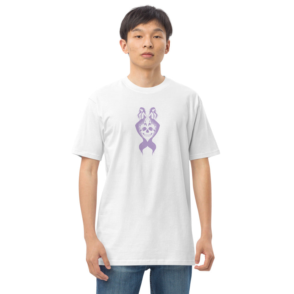 Lavender front full heavyweight tee