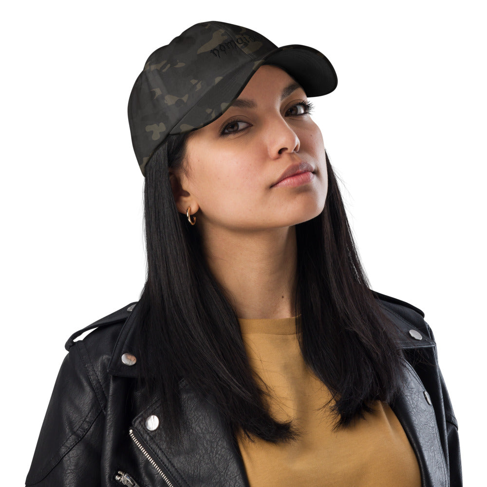 Dark Camo dad hat
