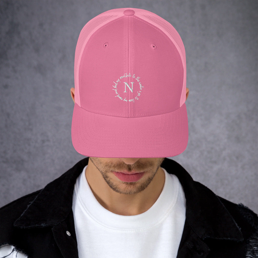 N Trucker snapback