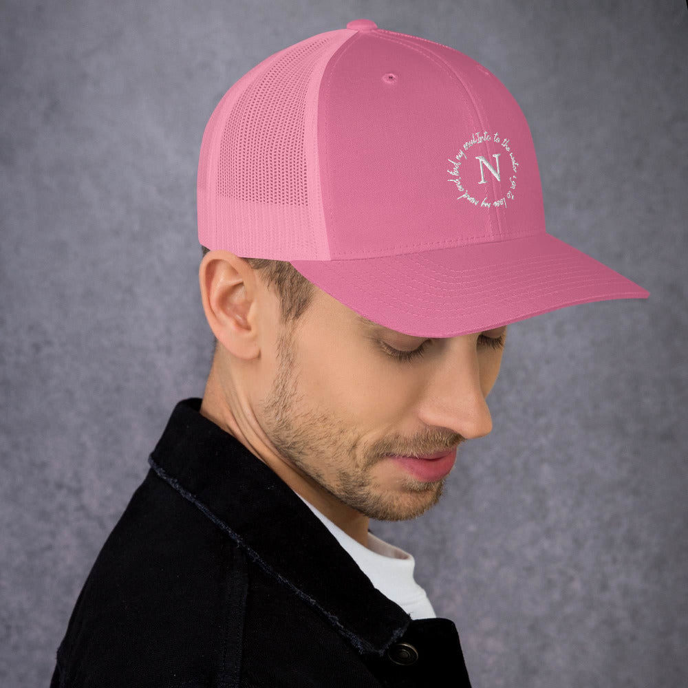 N Trucker snapback
