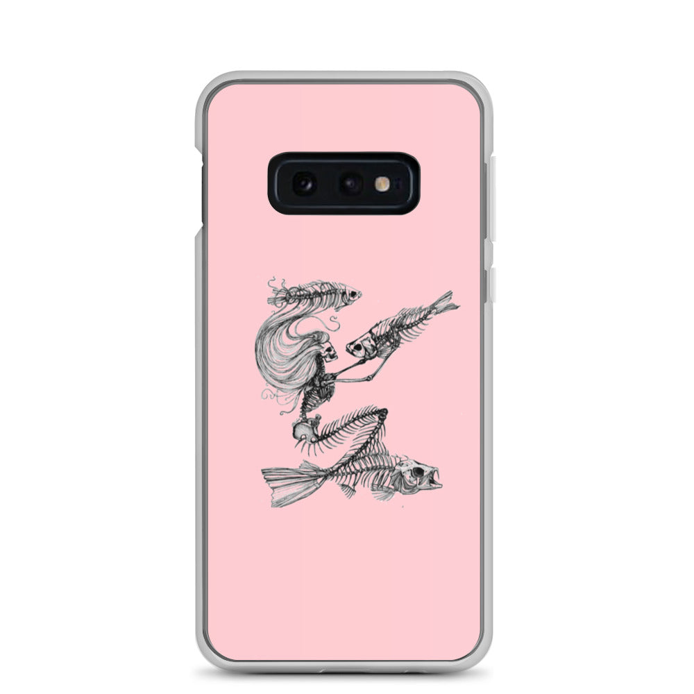 Pink fish bone Samsung Case