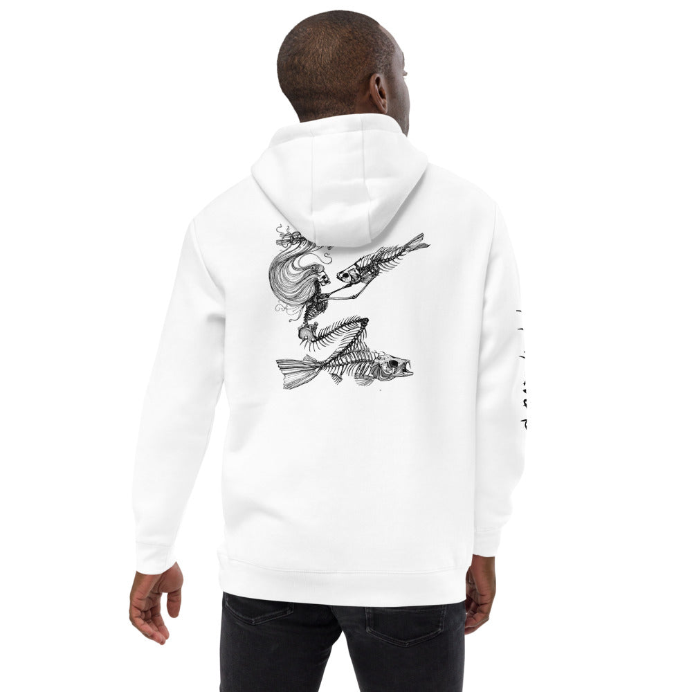 White Hooked hoodie
