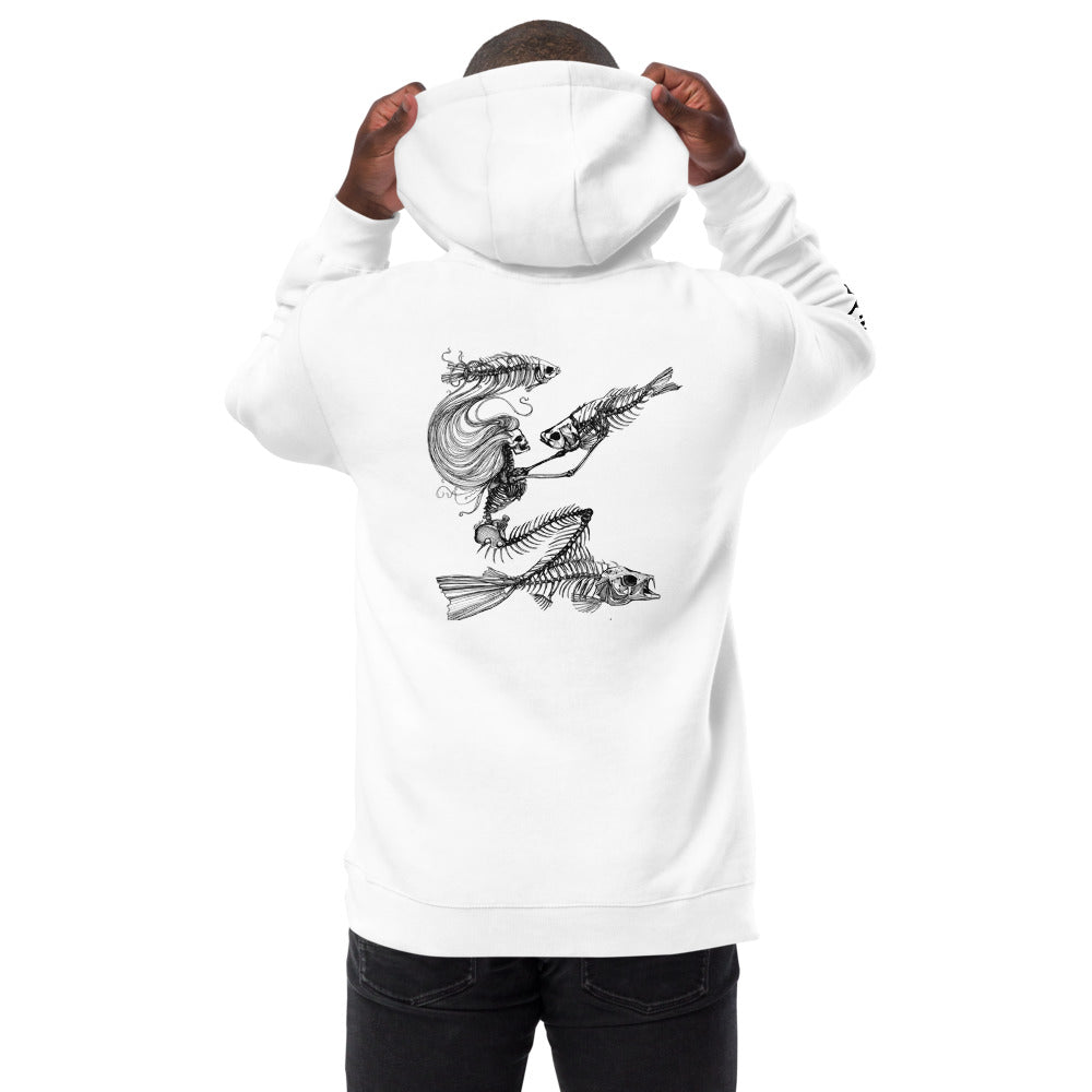White Hooked hoodie