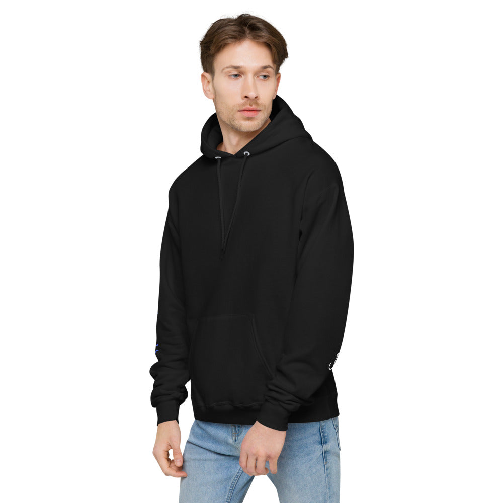 Blue mermaids fleece hoodie