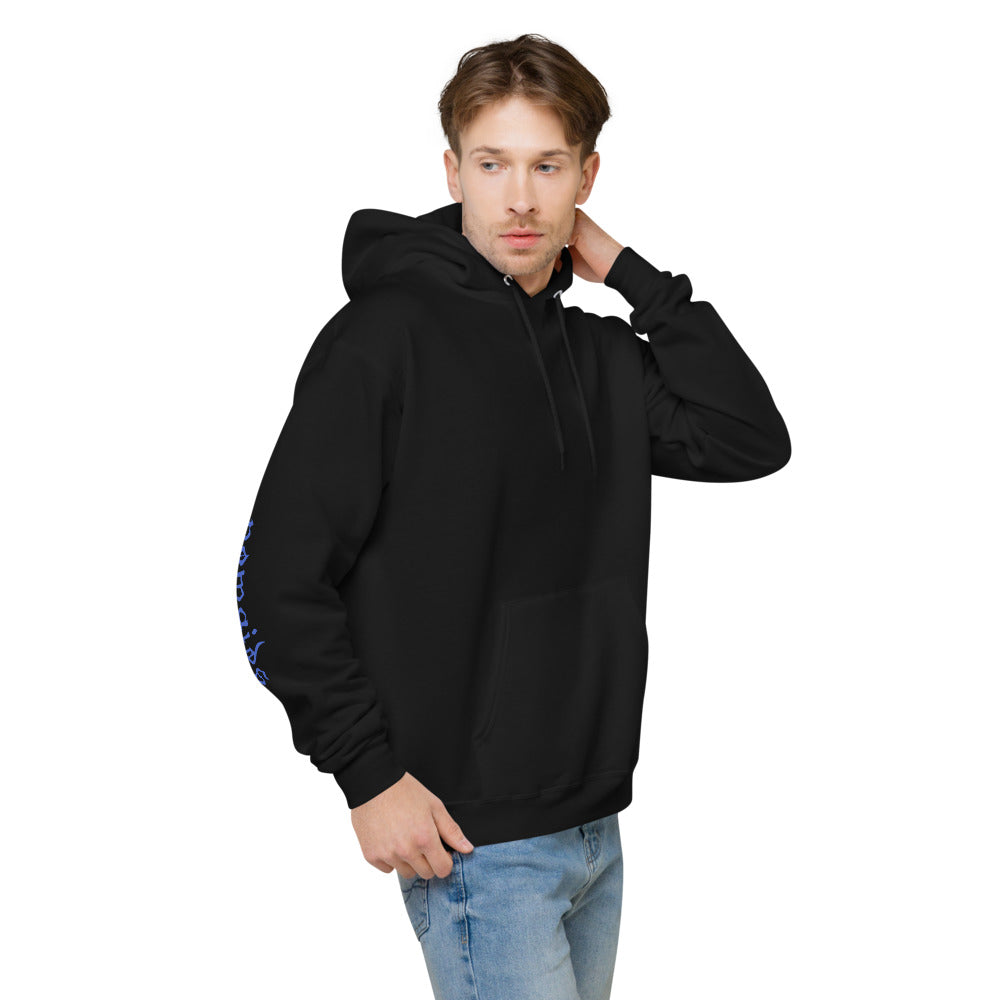 Blue mermaids fleece hoodie