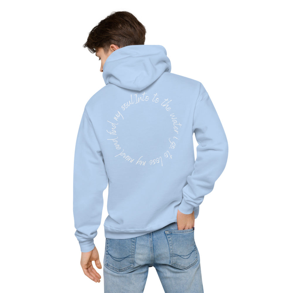 Into the water I go fleece hoodie