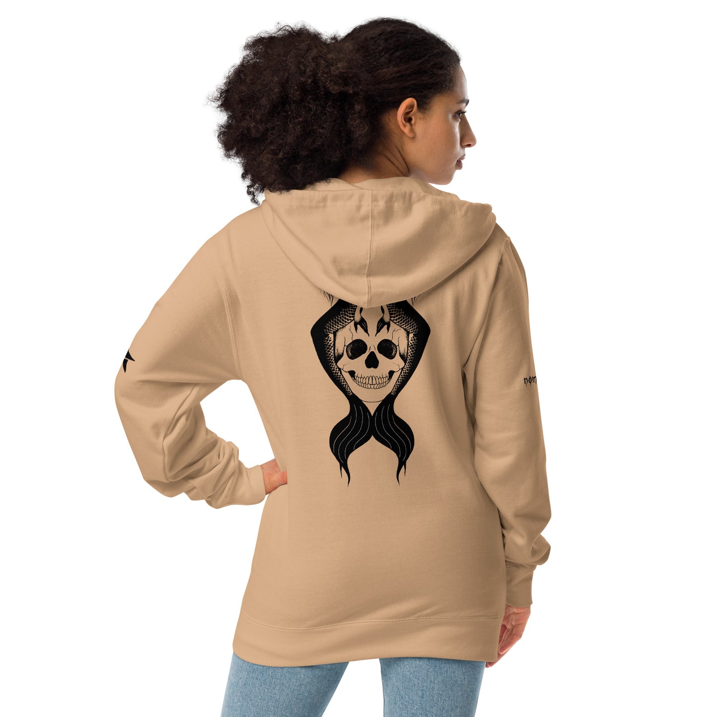 seagull fleece zip up hoodie