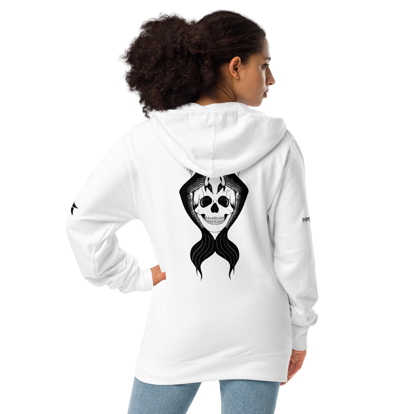 seagull fleece zip up hoodie