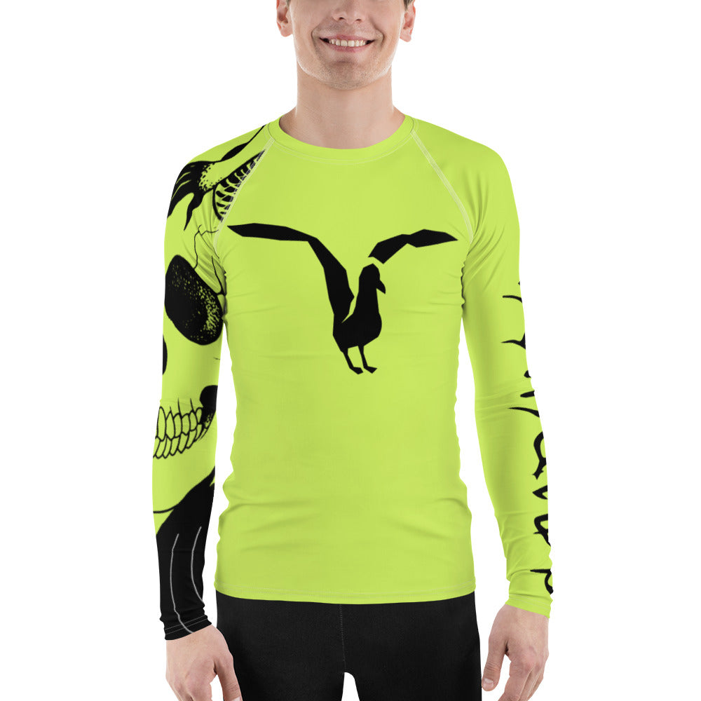 Men's seagull green Rash Guard