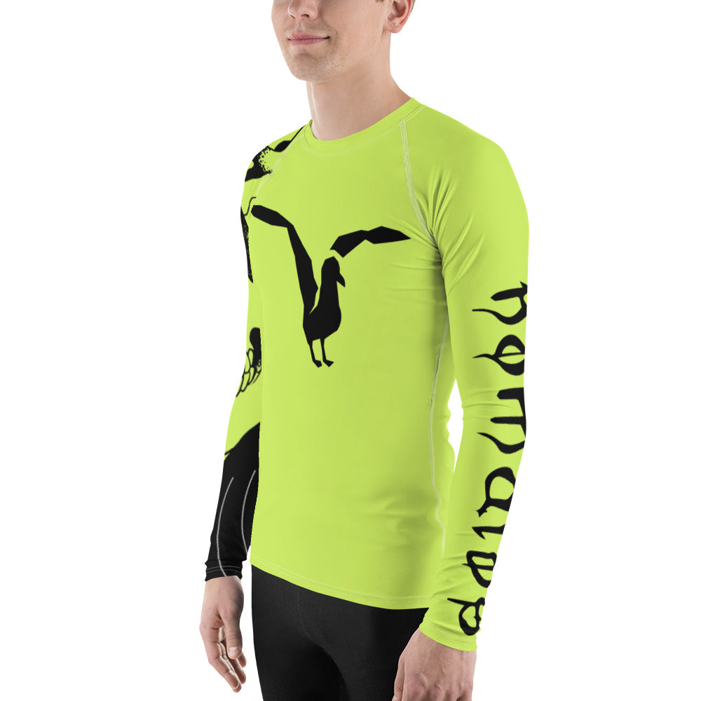 Men's seagull green Rash Guard