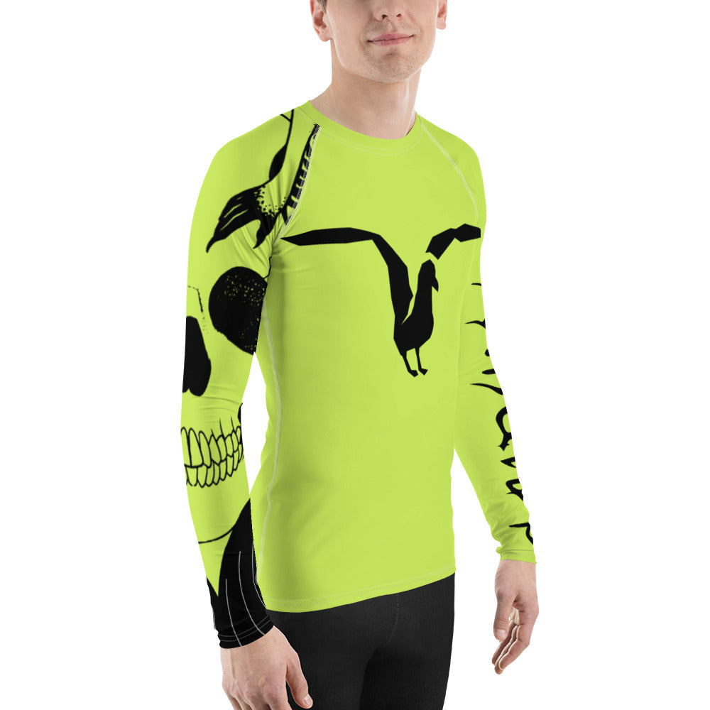 Men's seagull green Rash Guard