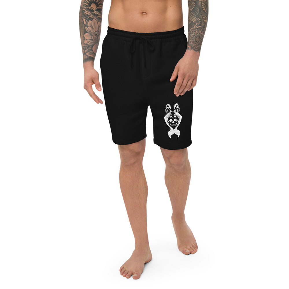 NOMAIDS BLACK fleece shorts