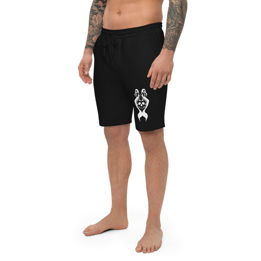 NOMAIDS BLACK fleece shorts