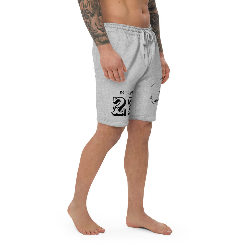 WHITE 27 fleece shorts