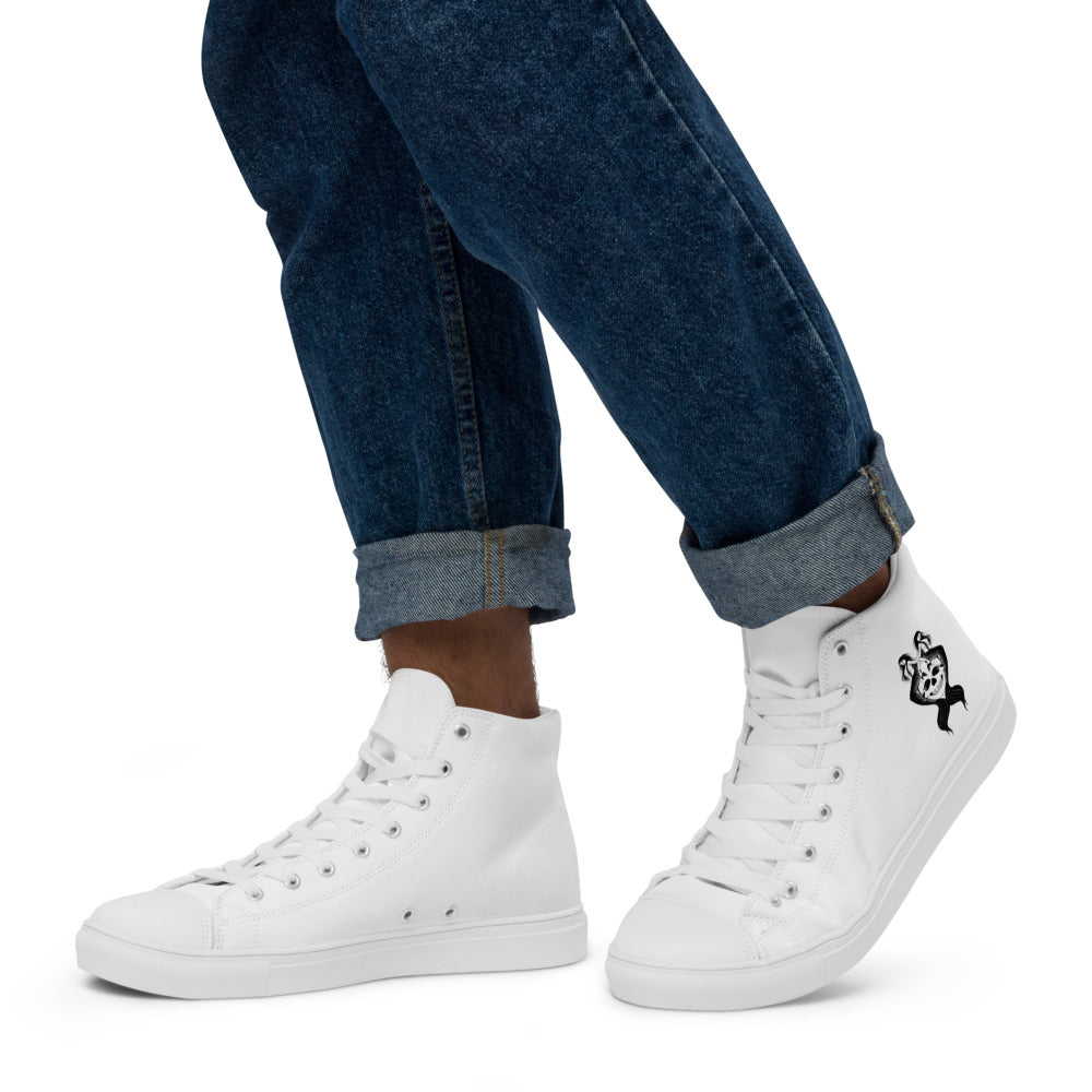 White high top black nomaids shoes