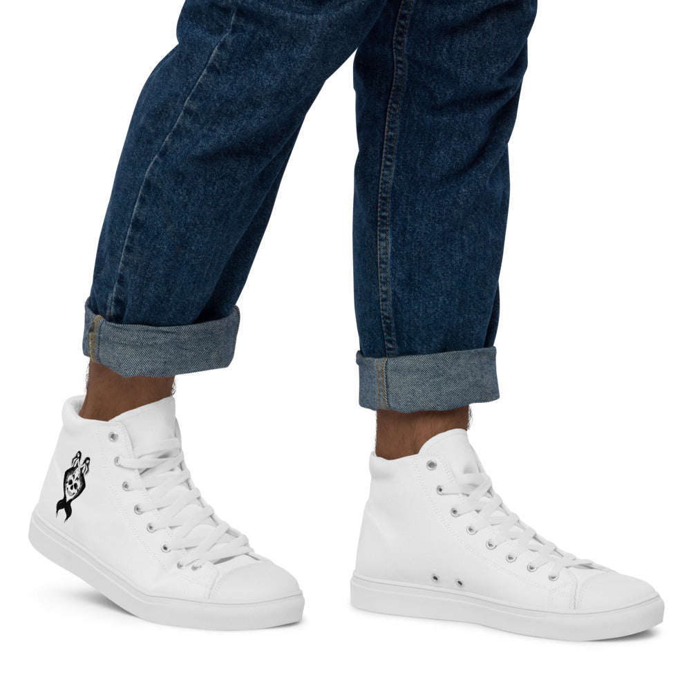 White high top black nomaids shoes