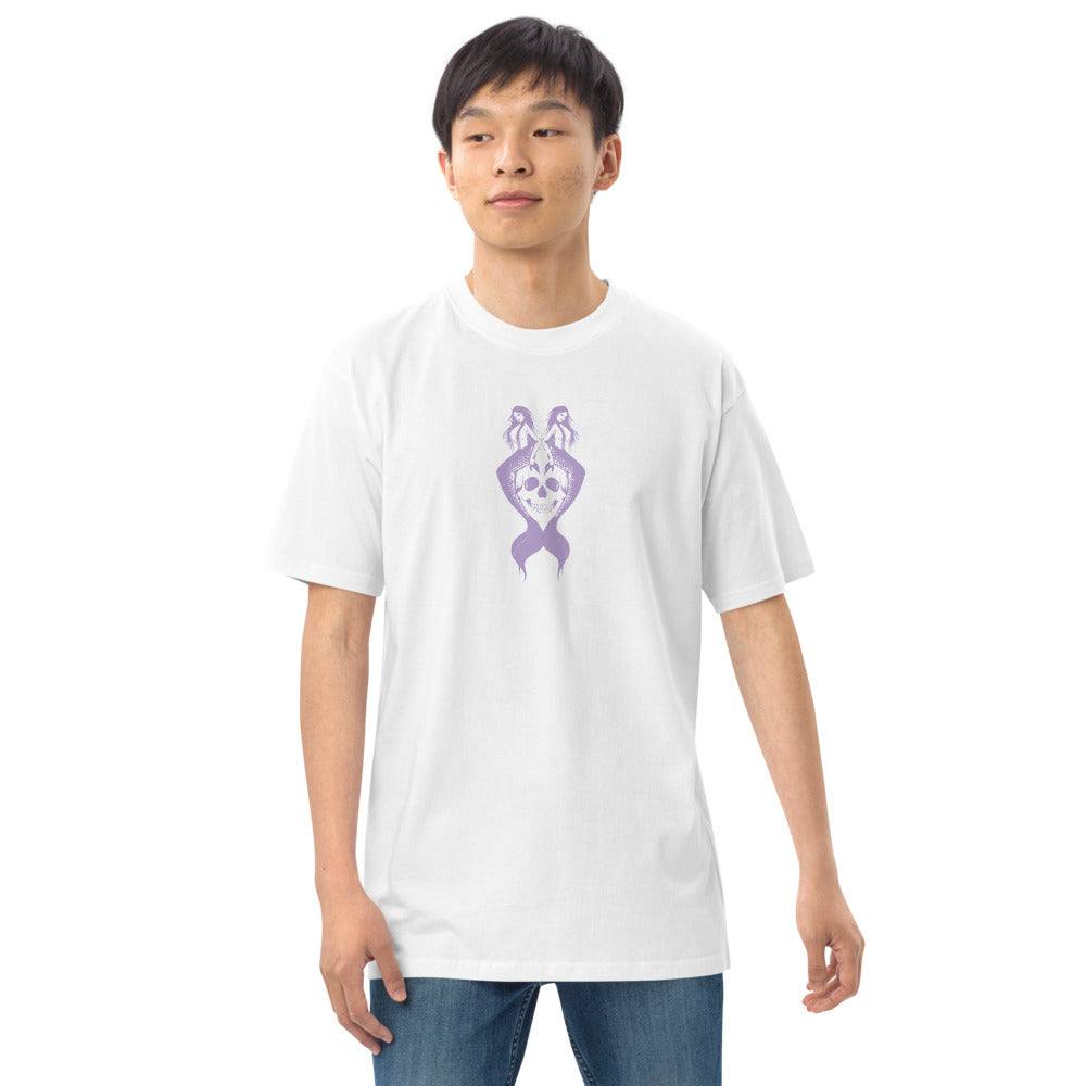 Lavender front full heavyweight tee