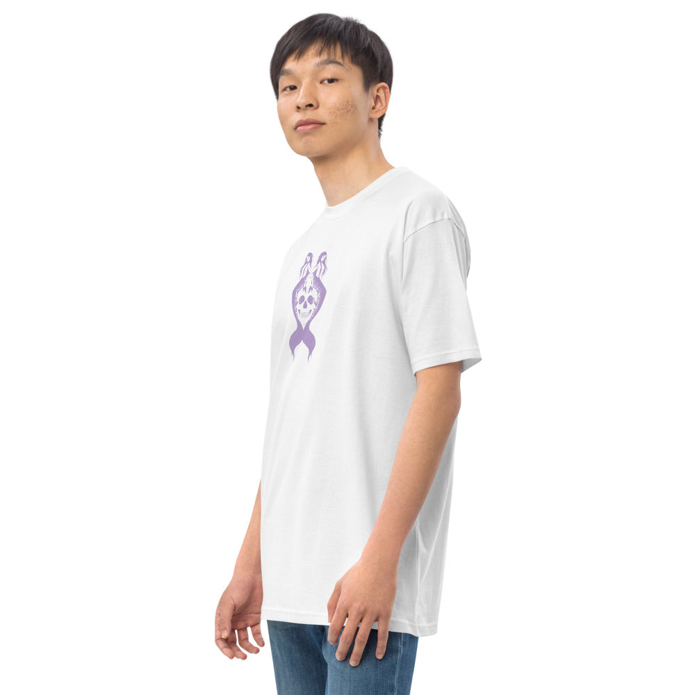 Lavender front full heavyweight tee