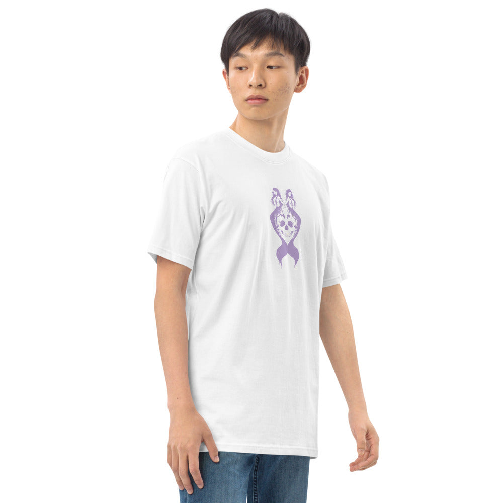 Lavender front full heavyweight tee