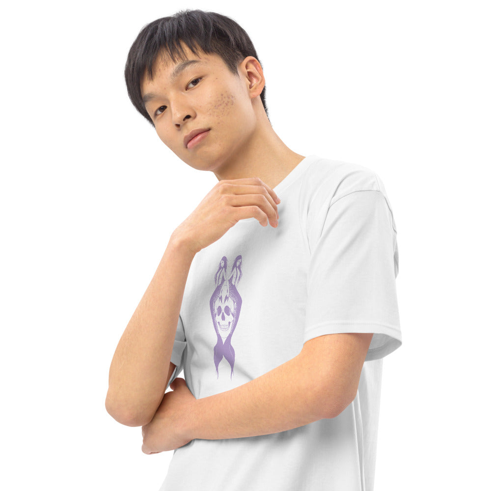 Lavender front full heavyweight tee