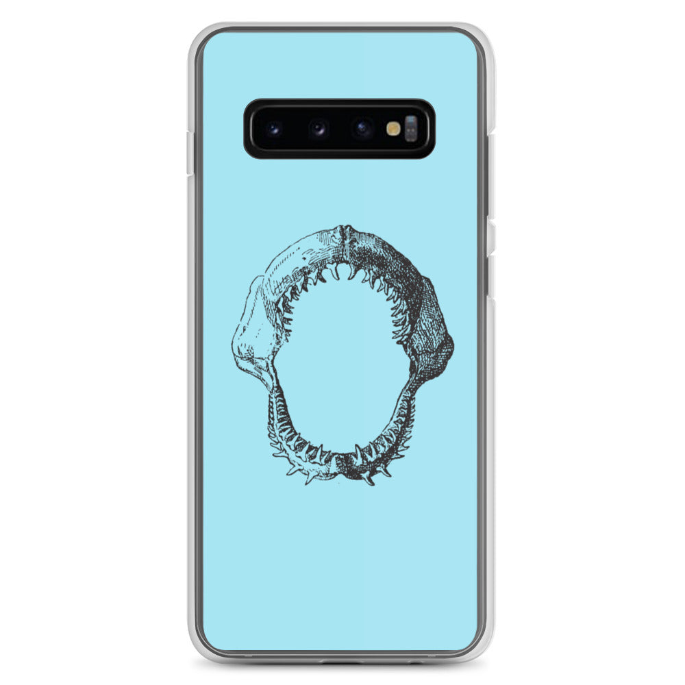 Blue shark bite Samsung Case