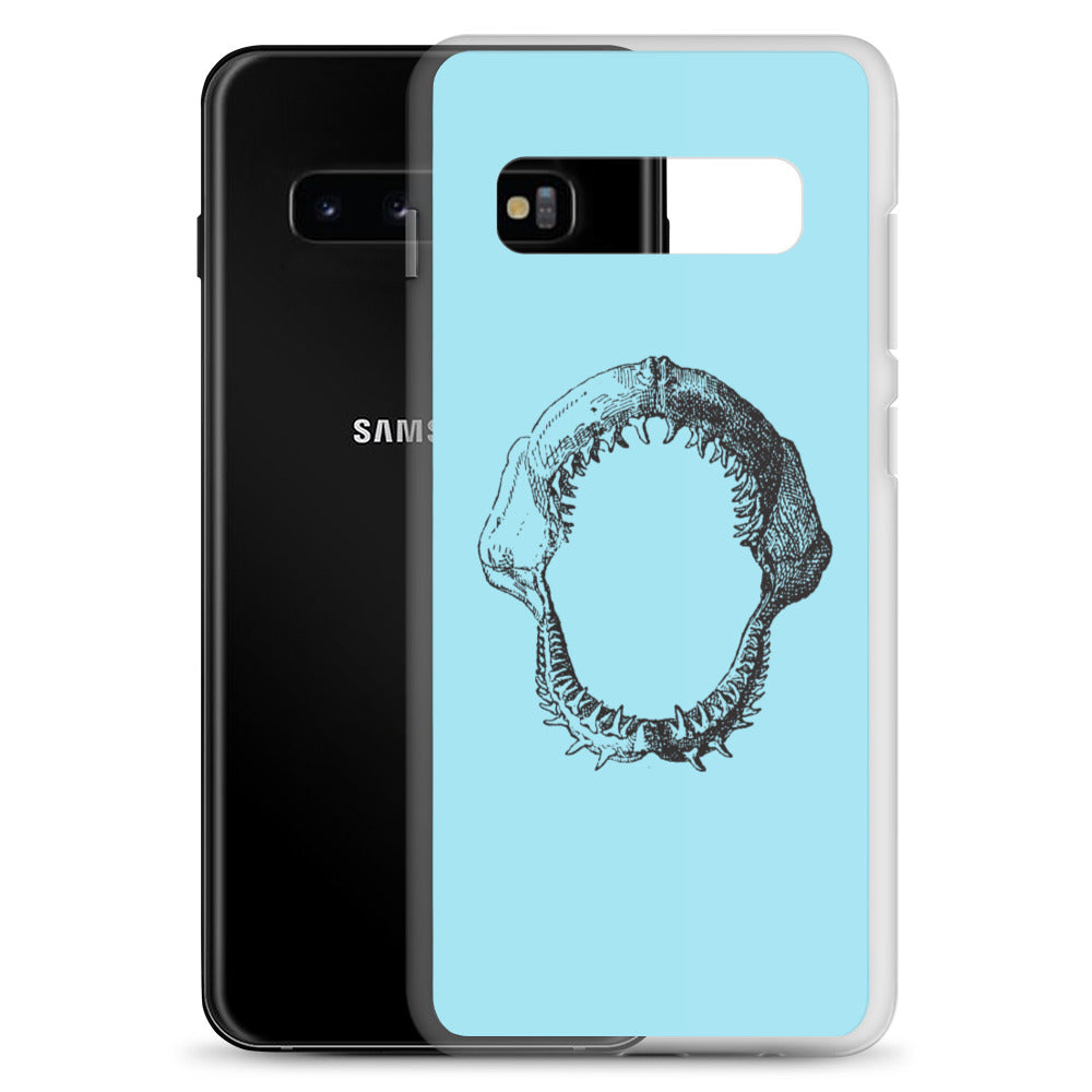 Blue shark bite Samsung Case