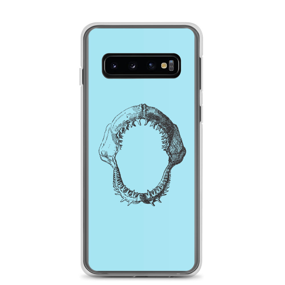 Blue shark bite Samsung Case