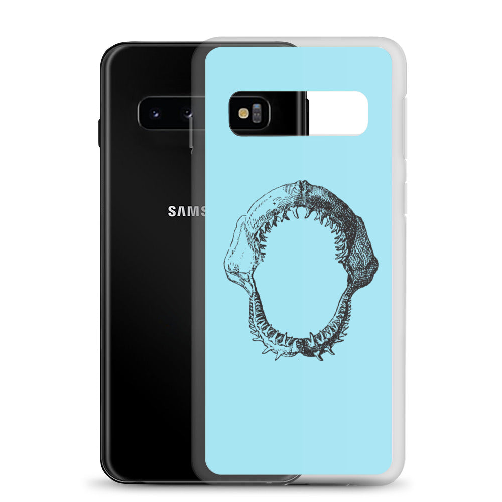 Blue shark bite Samsung Case