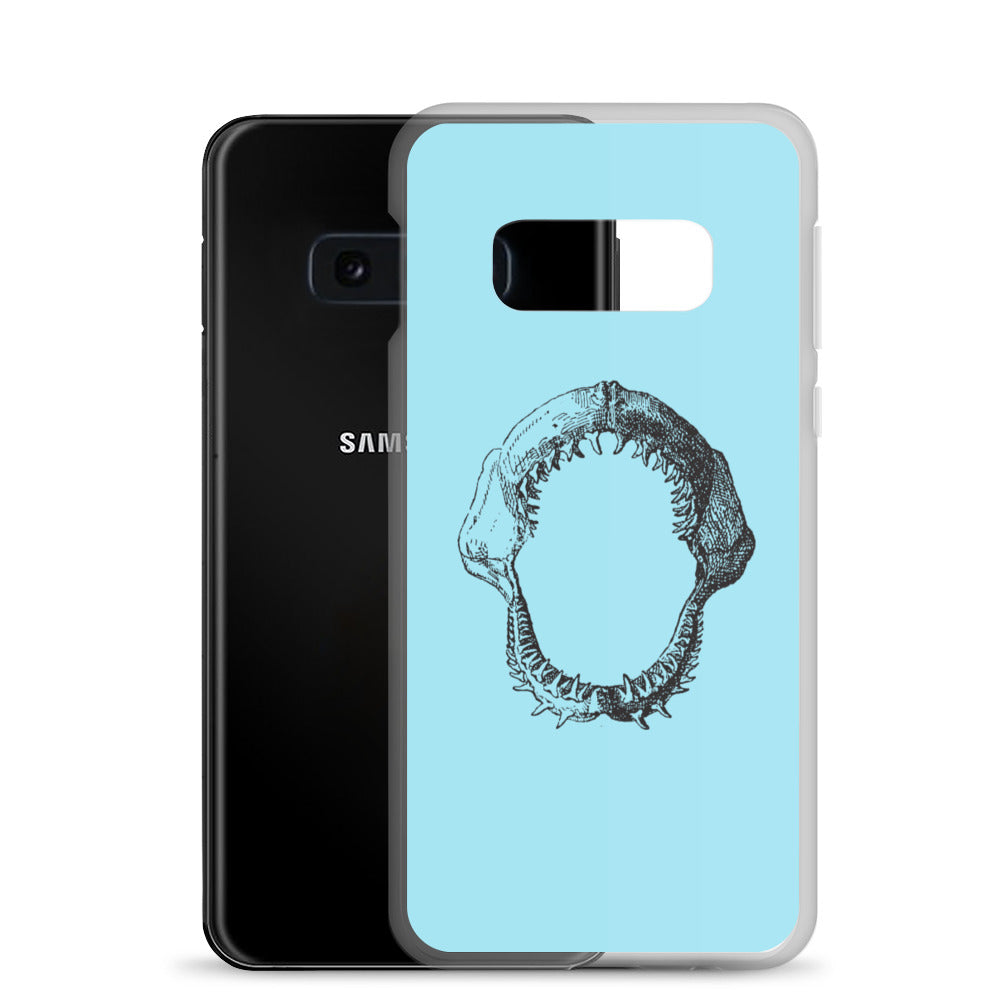 Blue shark bite Samsung Case