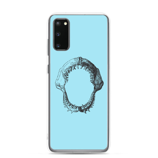 Blue shark bite Samsung Case