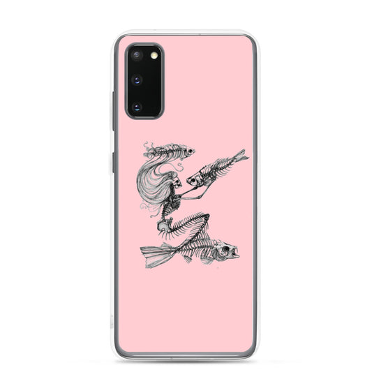 Pink fish bone Samsung Case