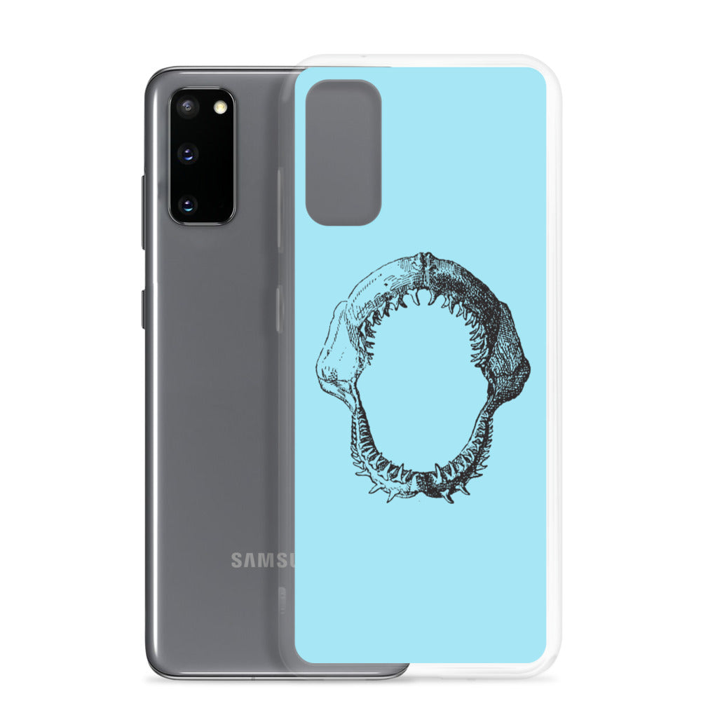 Blue shark bite Samsung Case