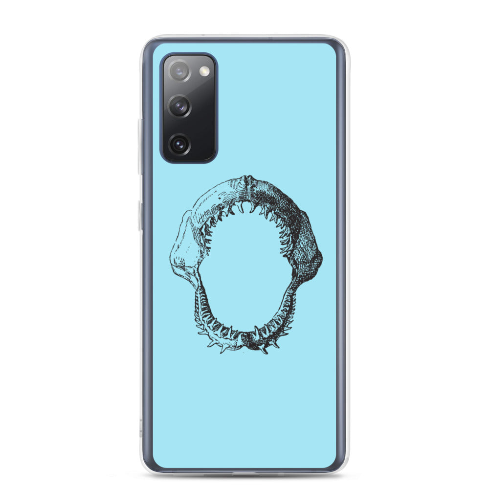 Blue shark bite Samsung Case