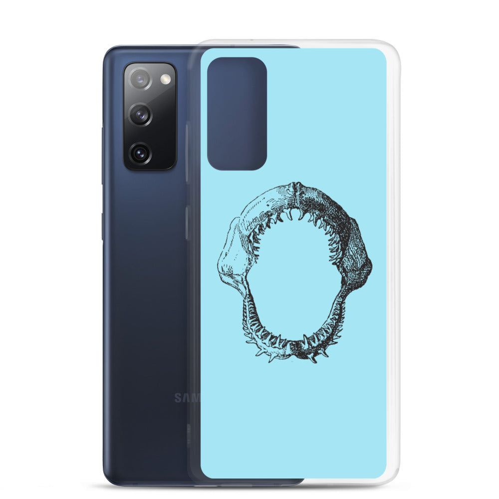 Blue shark bite Samsung Case