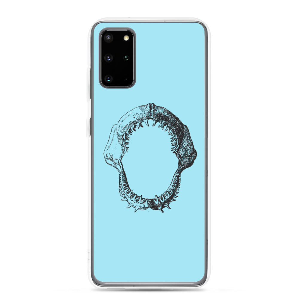 Blue shark bite Samsung Case