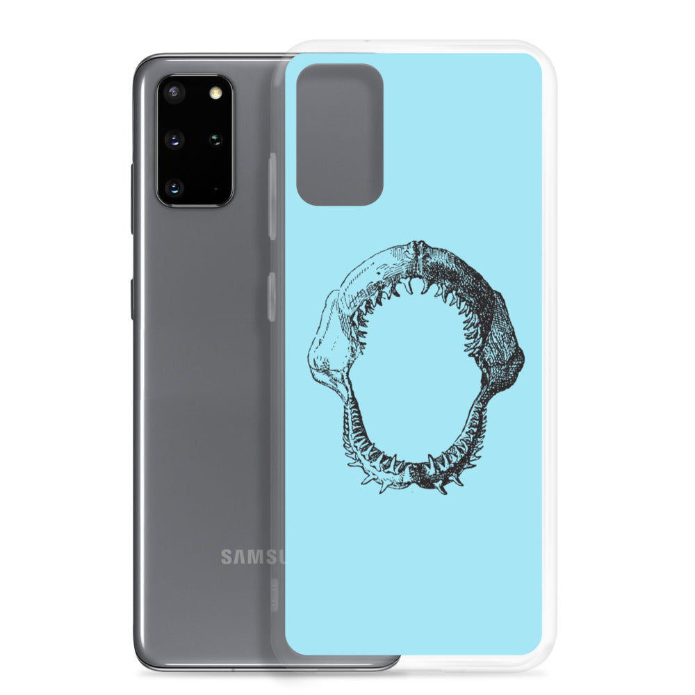 Blue shark bite Samsung Case