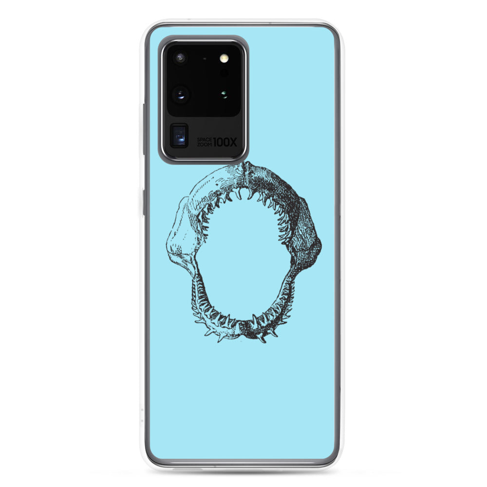 Blue shark bite Samsung Case