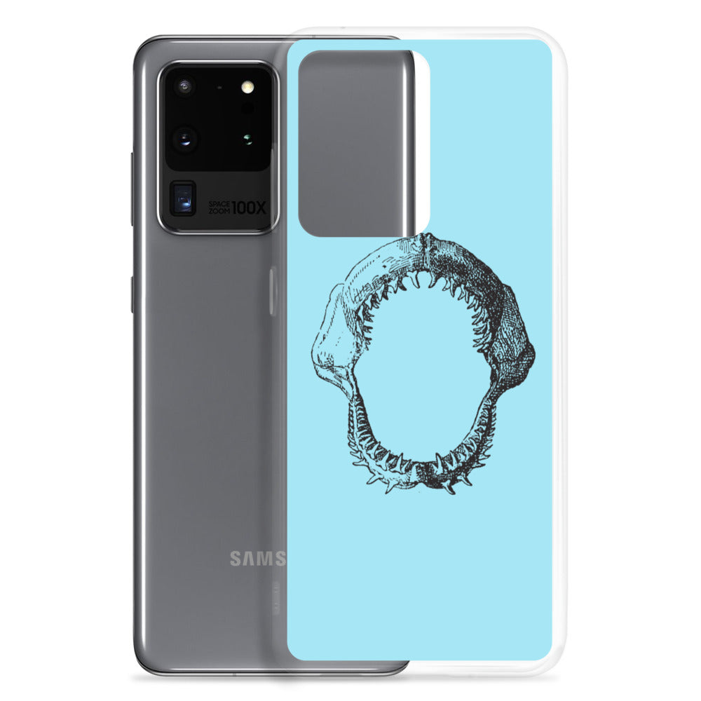 Blue shark bite Samsung Case