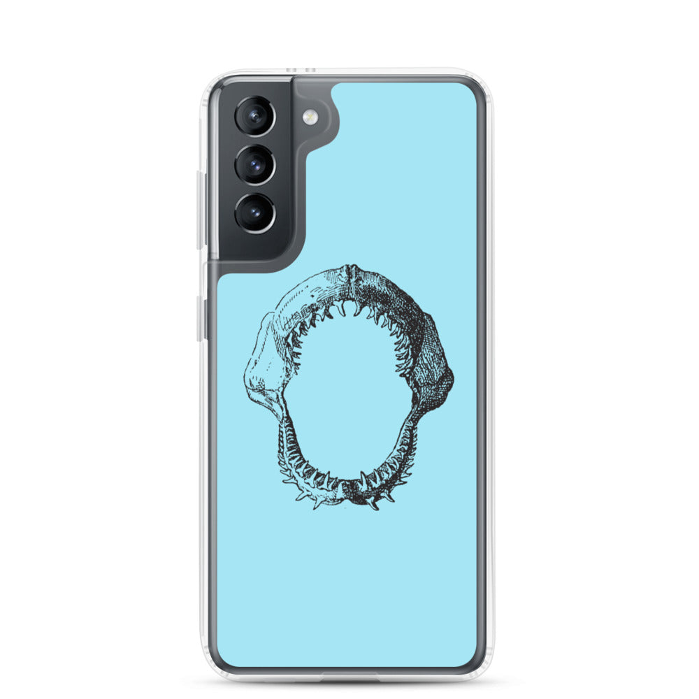 Blue shark bite Samsung Case