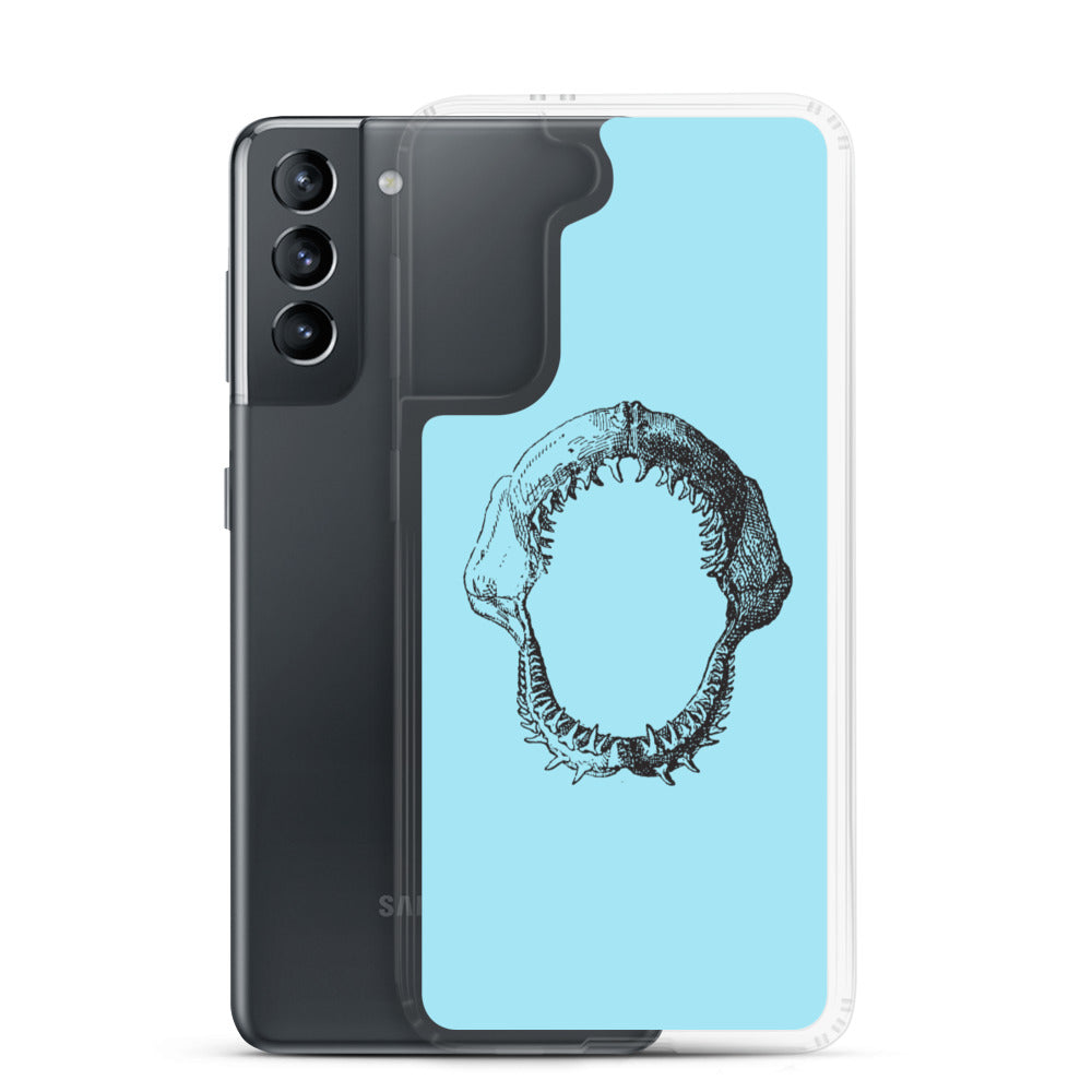 Blue shark bite Samsung Case