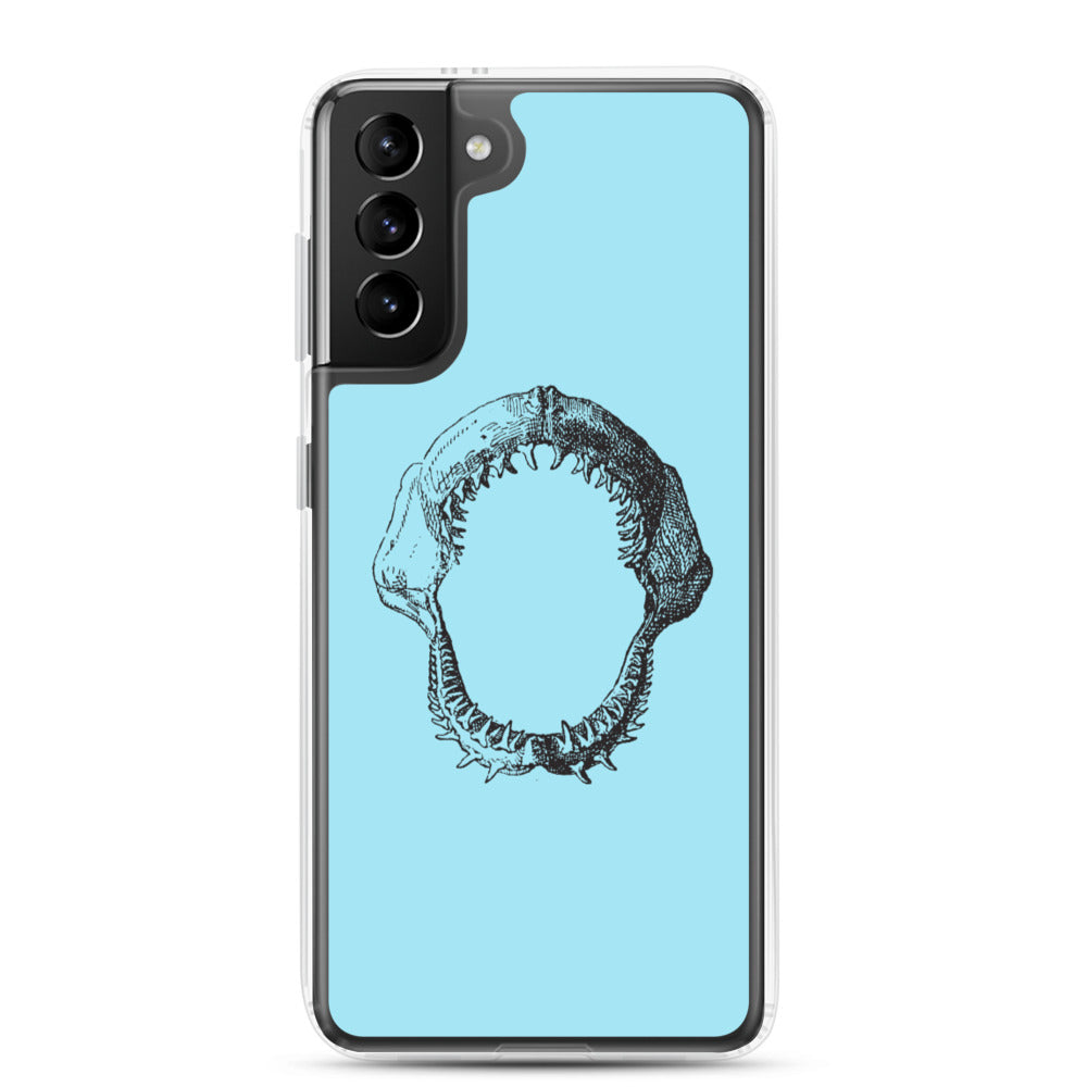 Blue shark bite Samsung Case