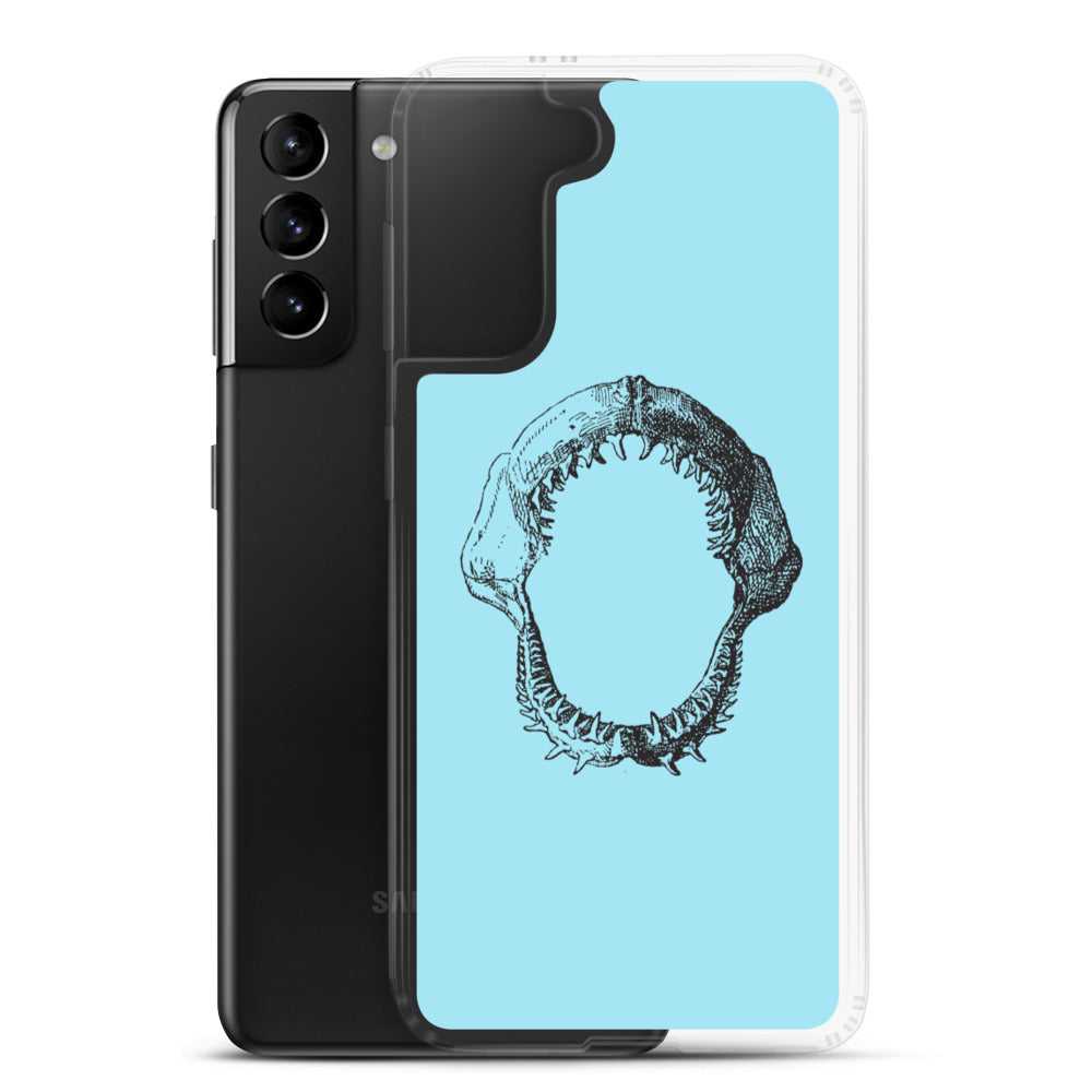 Blue shark bite Samsung Case