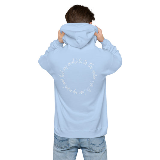 Into the water I go fleece hoodie