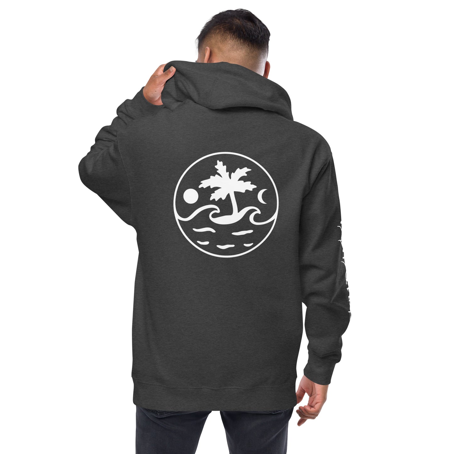 Unisex fleece zip up Alien hoodie