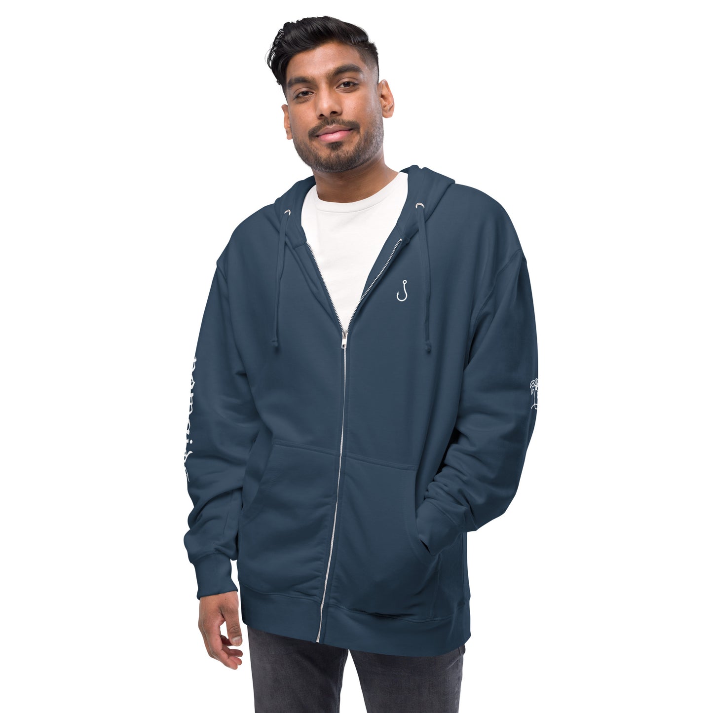 sand hook fleece zip up hoodie